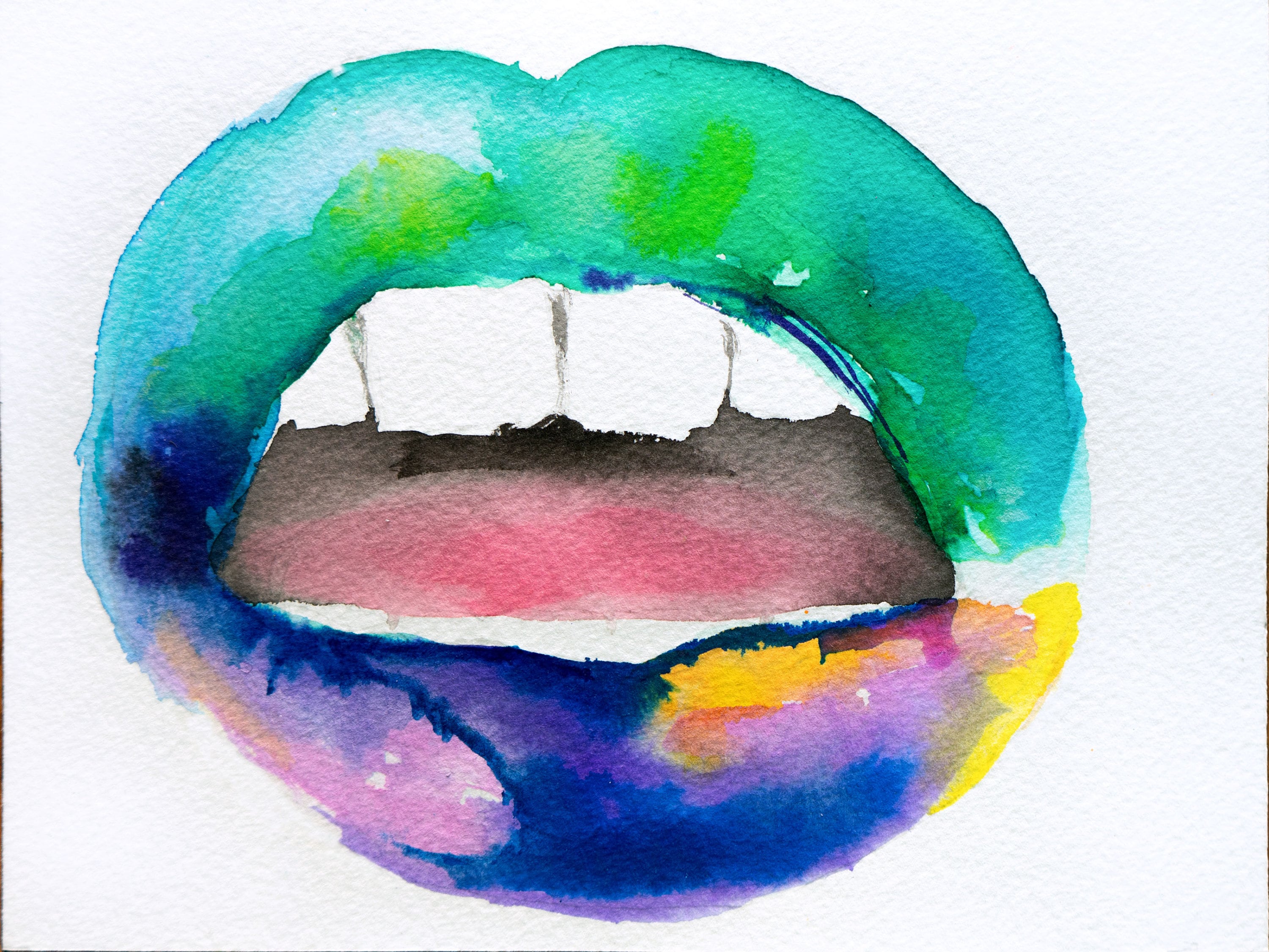 Lips Printable Downloadable Prints | Etsy