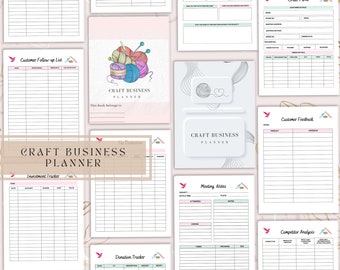 2024 Craft Business Planner: Handmade Business Tracker (Digital Download)