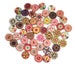 Wooden Buttons 100 / 60 / 20 Bohemian Boho Retro Style Buttons 15mm 