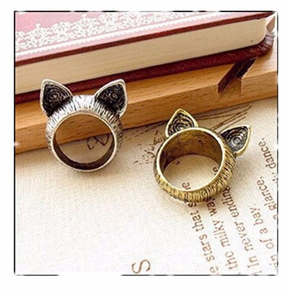 Cat Ring Etsy