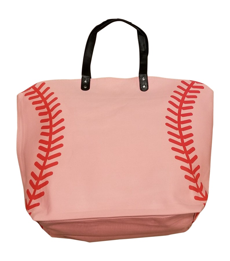 pink baseball bag