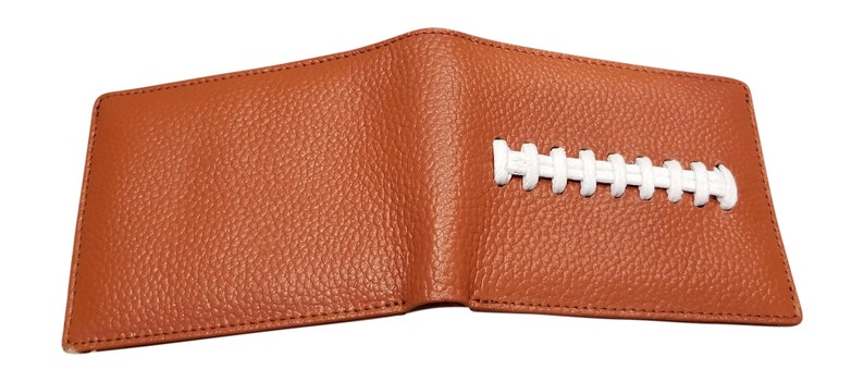 Leather Football Bi-Fold Wallet image 5