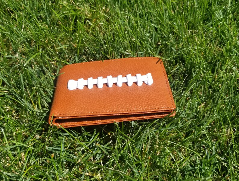 Leather Football Bi-Fold Wallet image 4