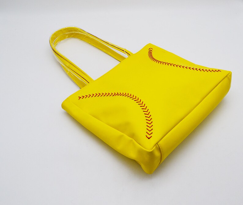Softball Leather Purse, Elegant Softball Handbag by BallPark Leather, Best Softball Gift for Women image 2