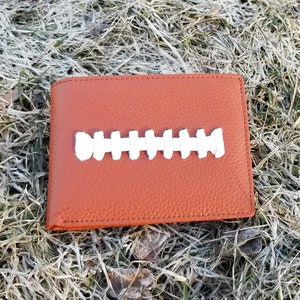 Leather Football Bi-Fold Wallet image 7