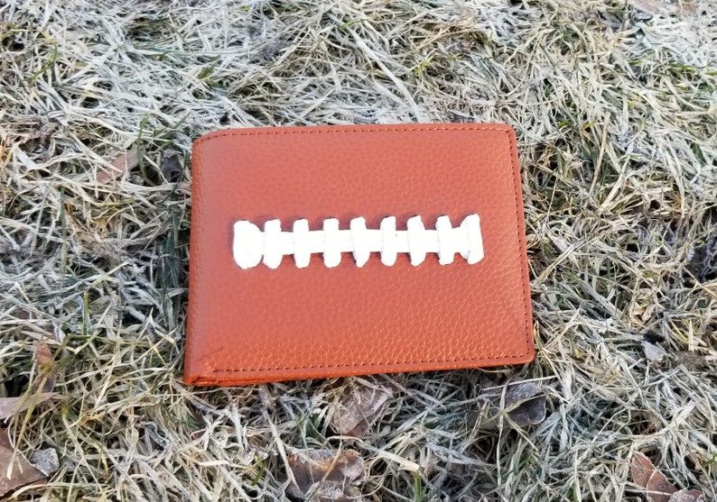 Leather Football Bi-Fold Wallet image 7