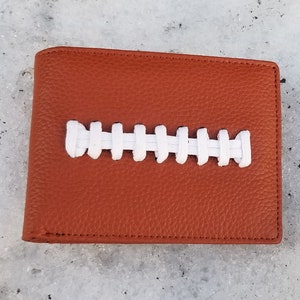 Leather Football Bi-Fold Wallet image 2