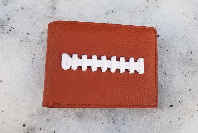 Leather Football Bi-Fold Wallet image 2