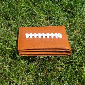 Leather Football Bi-Fold Wallet image 9