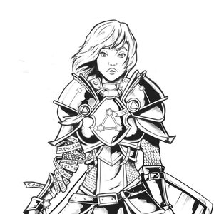 Custom Character Art - Linework