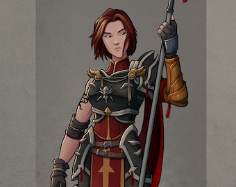 Custom Character Drawing - Full color