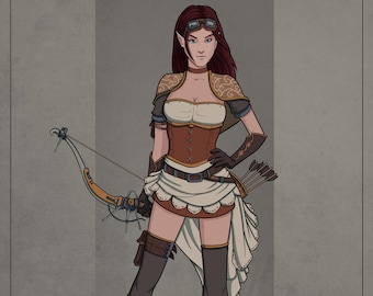 Custom Character Art - Flat colors