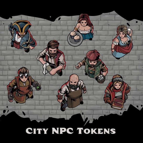 Dnd Top Down Tokens - Etsy