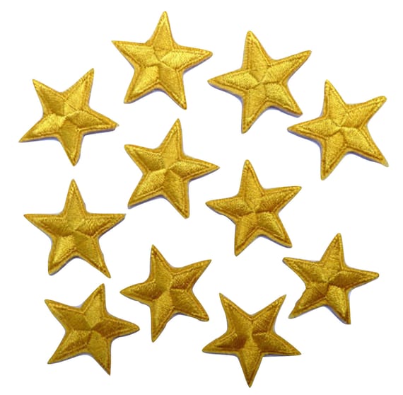 Star Rank Patches - Colored Stars Patches - Martial Arts Ranking Star Patch