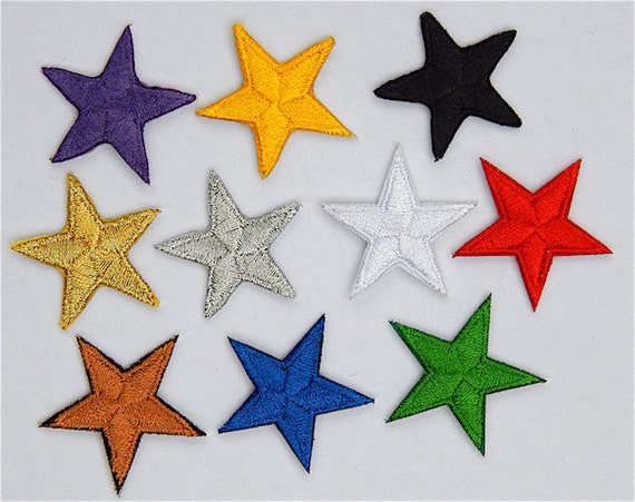 Patches Iron-on patch Small Star Black