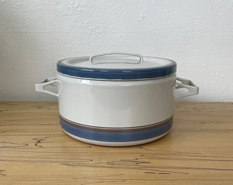 HACKMAN／FINEL／Seppo Mallat／casserole Finel Arabia Finland Seppo Mallat Enamel Pot Mid Century - Etsy