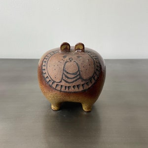 Vintage Lisa Larson Bulldog (Beefy) Figurine | Gustavberg Sweden | Large Zoo 1959 | Ceramic Animal Figure