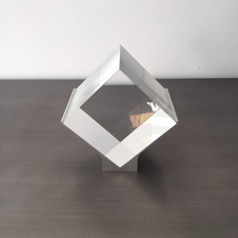 Vintage Lucite Photo Frame // Original Visopan by Busse Design Etsy