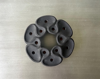 Vintage 1960s Dansk Cast Iron Candle Holder | Jens Quistgaard IHQ | Tiny Taper Candlestick Holder | Danish Design
