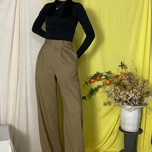 Customize Winter Caro Elegant Trouser Customize Elegant Below Ankle Length Trouser Wool Winter Classic Pants Wool Pants For Winter Fall Pant