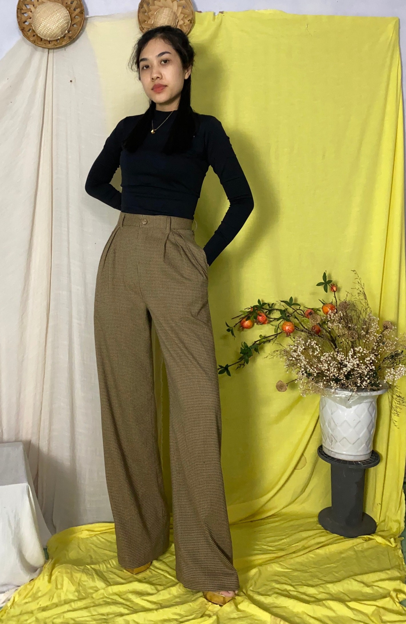 Custom Wool Ankle Length Trousers: Elegant Winter Classic
