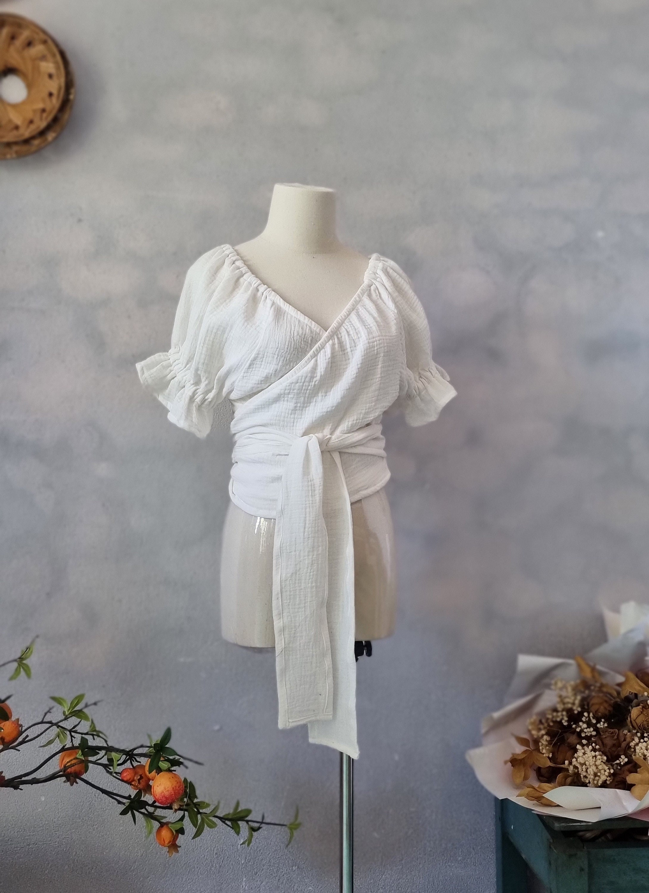 sustainable wrap top