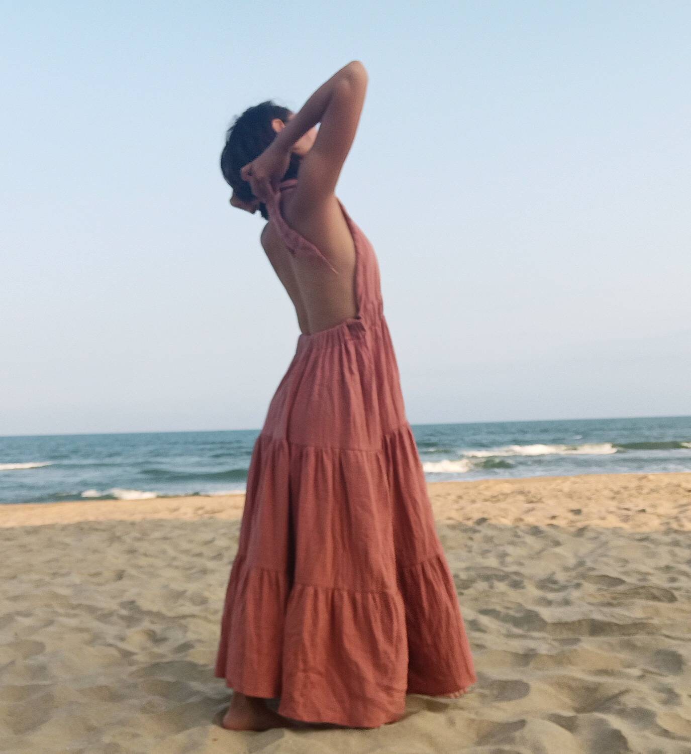 String beach dress cheap
