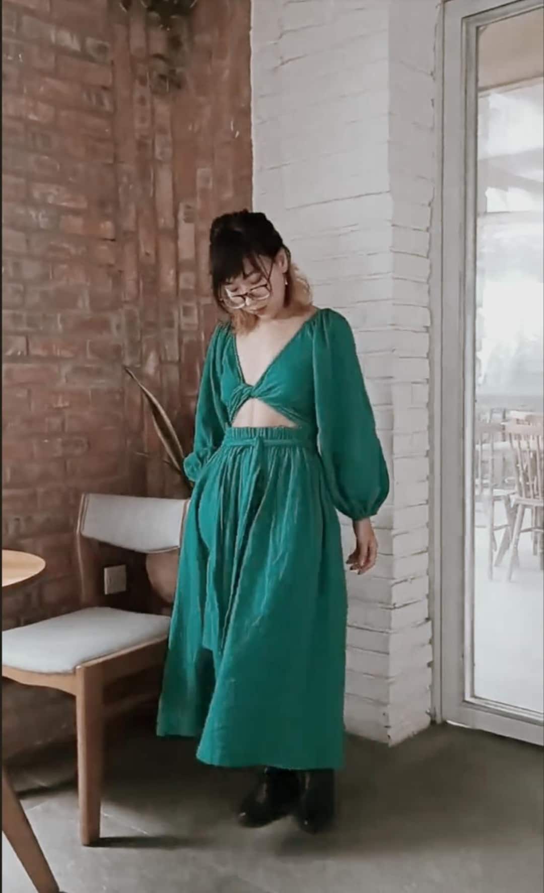 ワンピース Beautiful Organic cotton monastery dress UNTAMED DRESS - 100% ORGANIC COTTON, PLANT BASE DYED