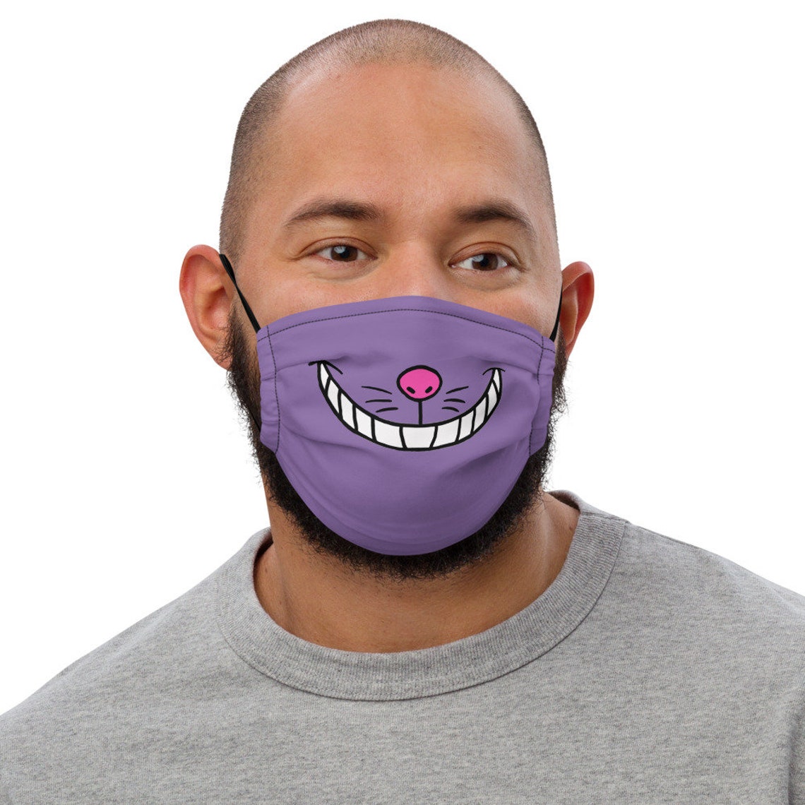 Cheshire Cat Face Mask Reusable Washable Mask Nose Wire Etsy