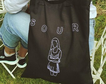 Olivia Rodrigo ‘Sour’ Inspired Tote Bag