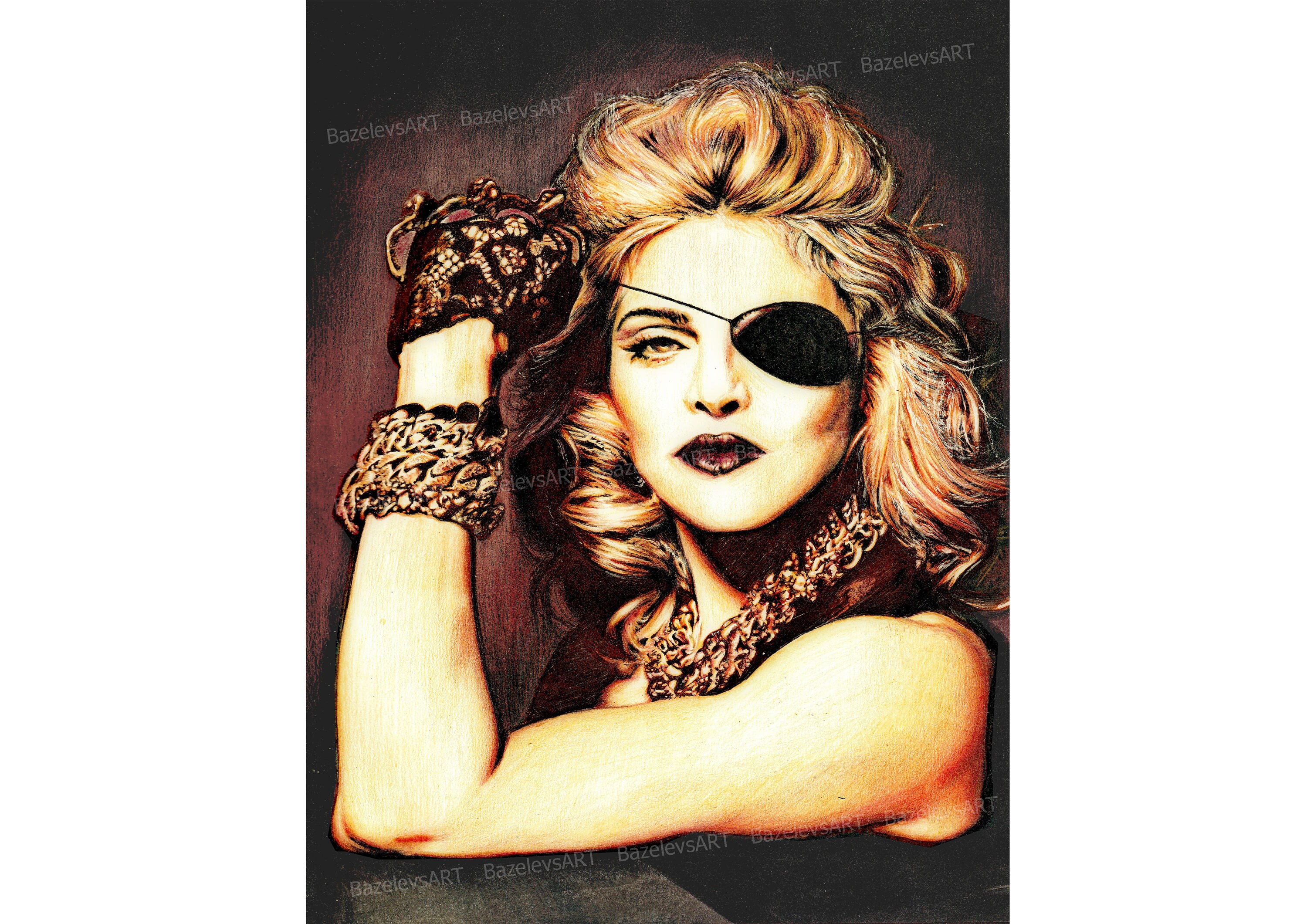 Madonna Bilder 80er:  Zeichnen lernen mit Pop-Ikonen!