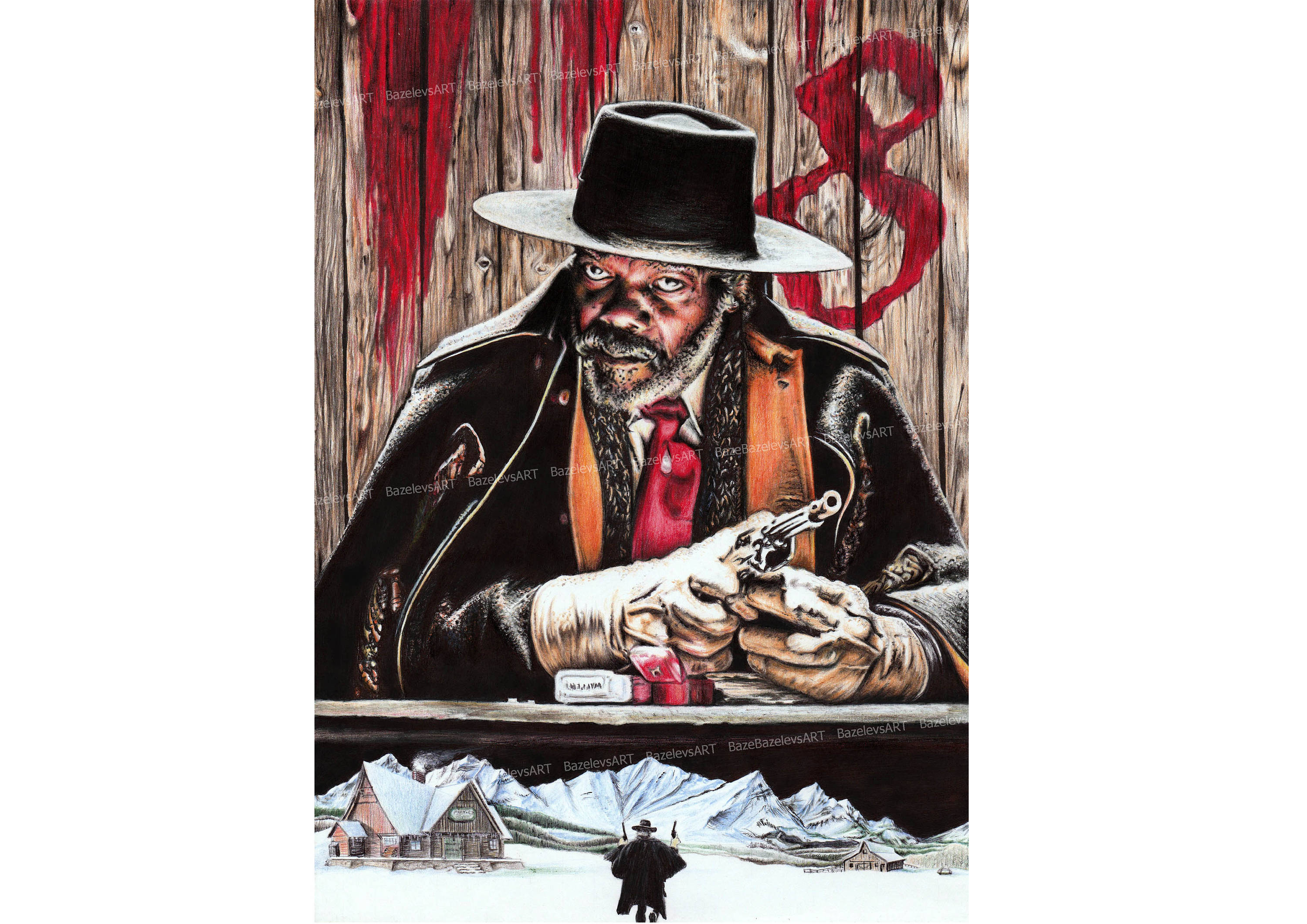 омерзительная восьмерка самуэль джексон. омерзительная восьмерка майор уоррен. омерзительная восьмерка. ред рок омерзительная восьмерка. джон рут вешатель.