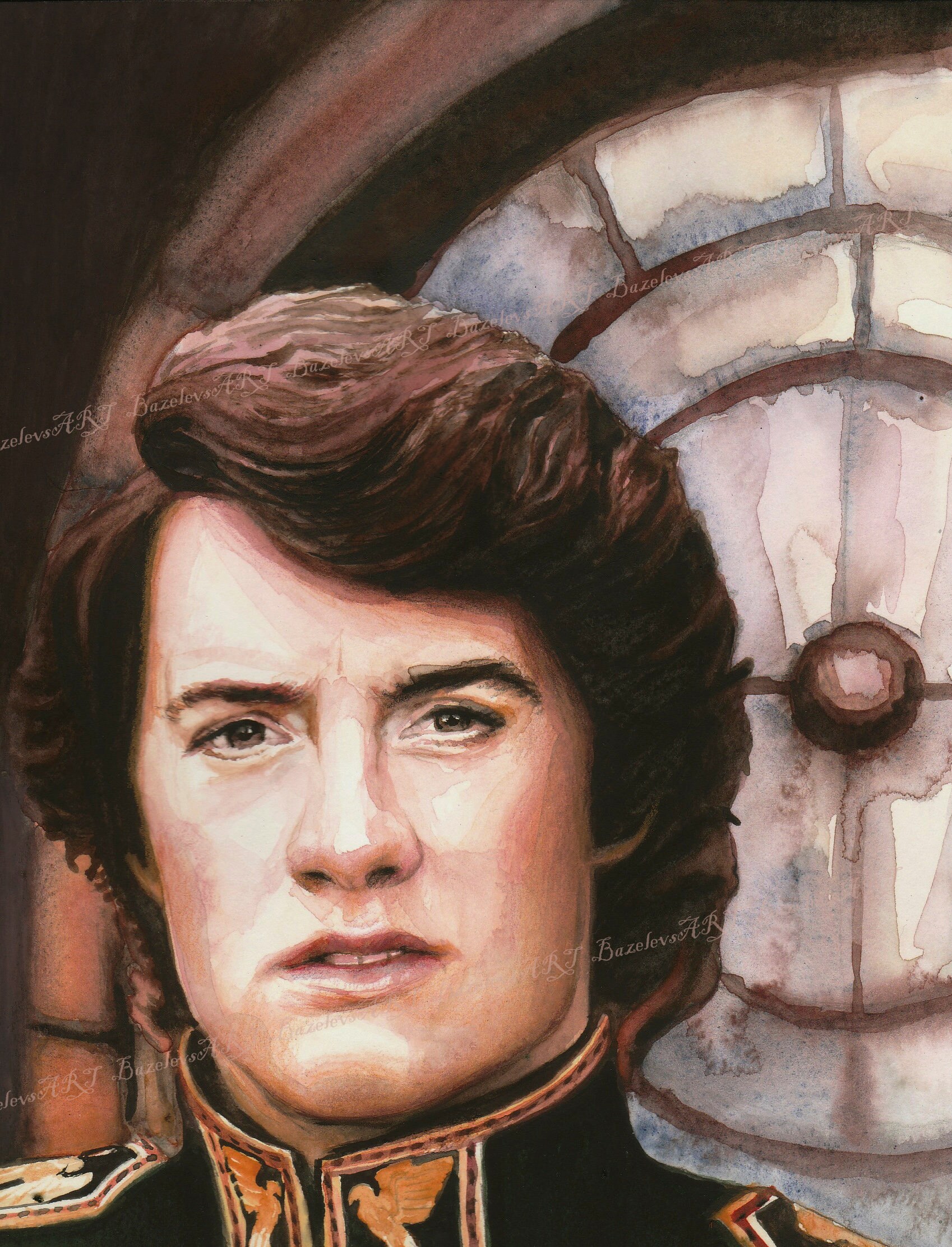 Paul Atreides original A4 watercolor drawing Dune Frank Etsy