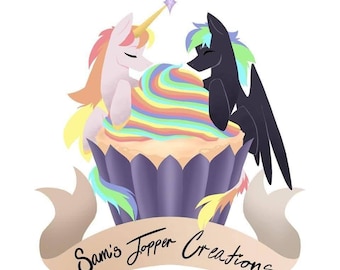 Custom listing for 8 x white cloud Cake Toppers.