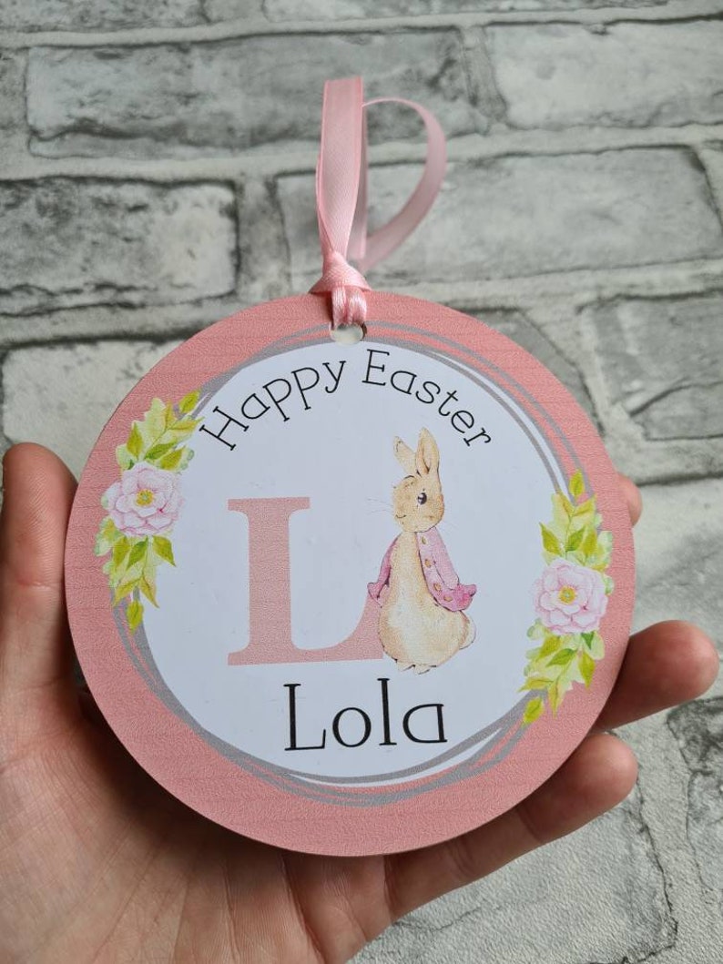 Personalised easter decoration Personalised easter keepsake Easter decoration Peter rabbit easter Easter gift