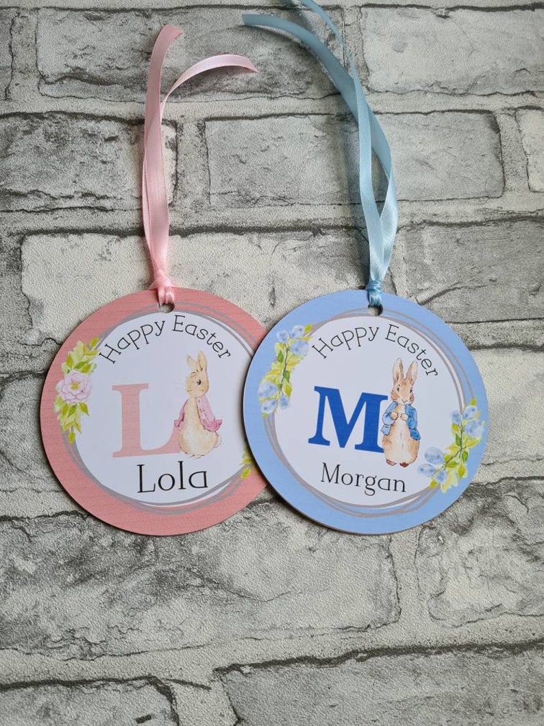 Personalised easter decoration Personalised easter keepsake Easter decoration Peter rabbit easter Easter gift