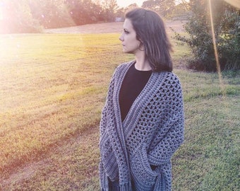 Cozy Handmade Pocket Shawl