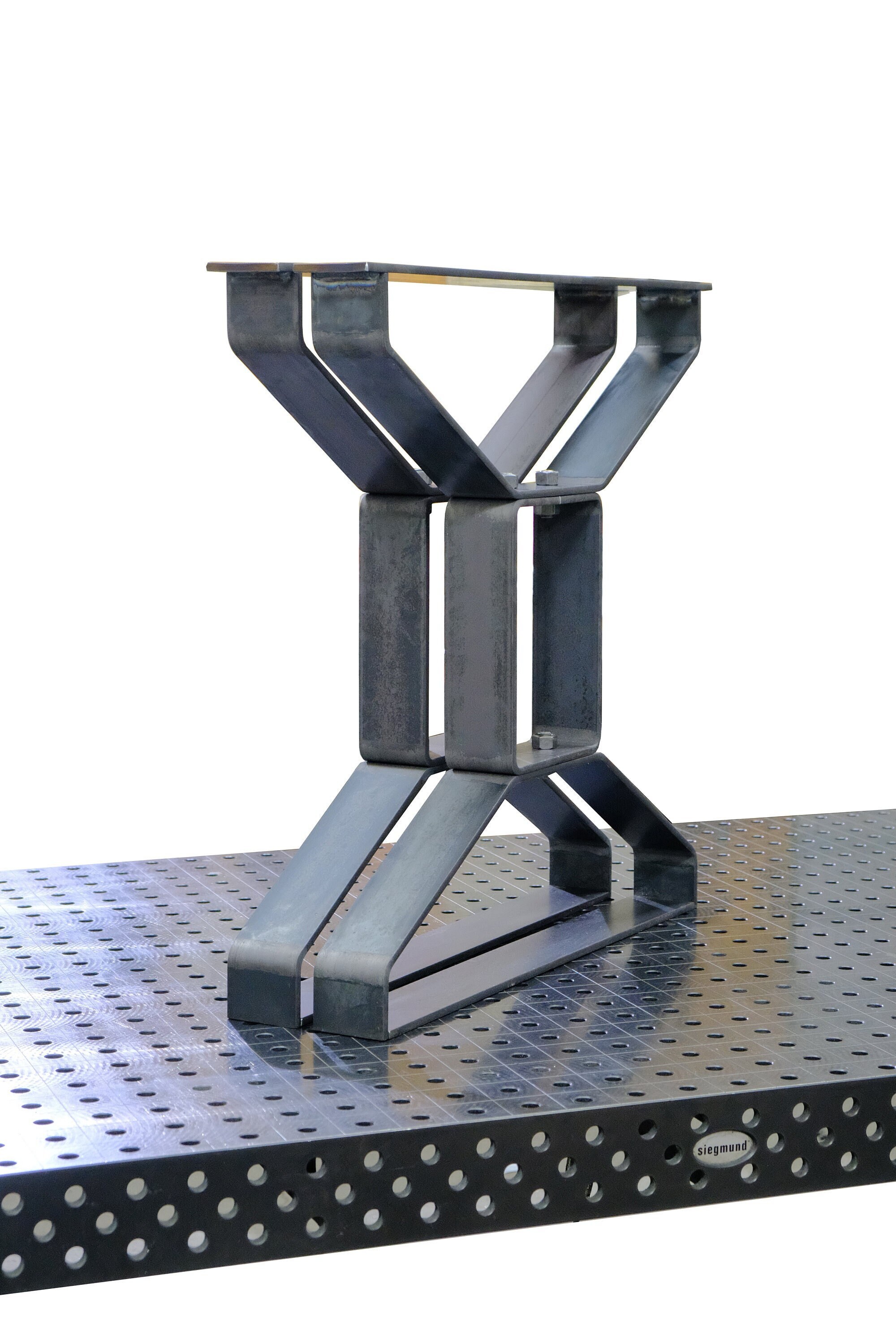 2U Tischgestell Tischkufen Industriedesign Rohstahl Tischbeine Tischuntergestell
