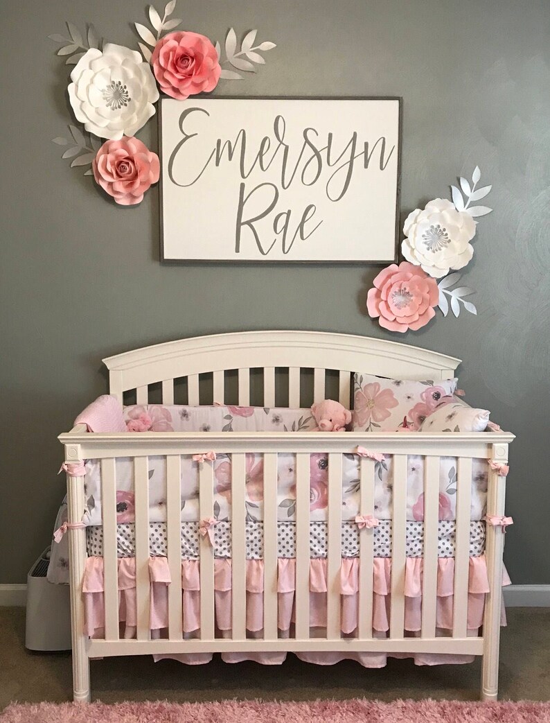Emersyn Rae Nursery Set Room Decor Baby Shower Backdrop Etsy Emersyn Rae Nursery Set Room Decor Baby Shower Backdrop Etsy