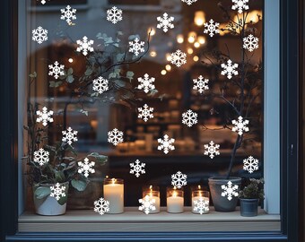 Winter Deko Weihnachts Fensterbilder Selbstklebend  Produktbild-Vorschau 2