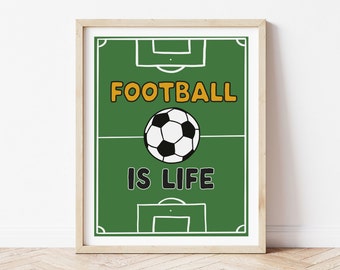 Football Pitch Black + Gold print, football poster,soccer poster,boy room poster, sports print, Wolverhampton Wanderers room, Wolves bedroom