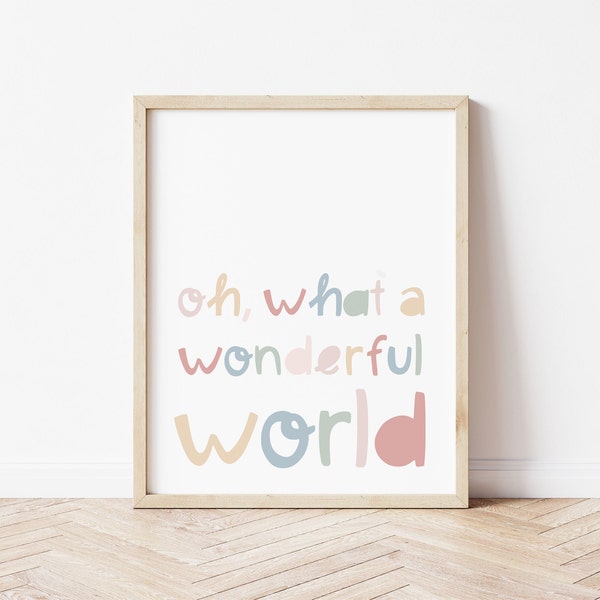 Wonderful World Etsy
