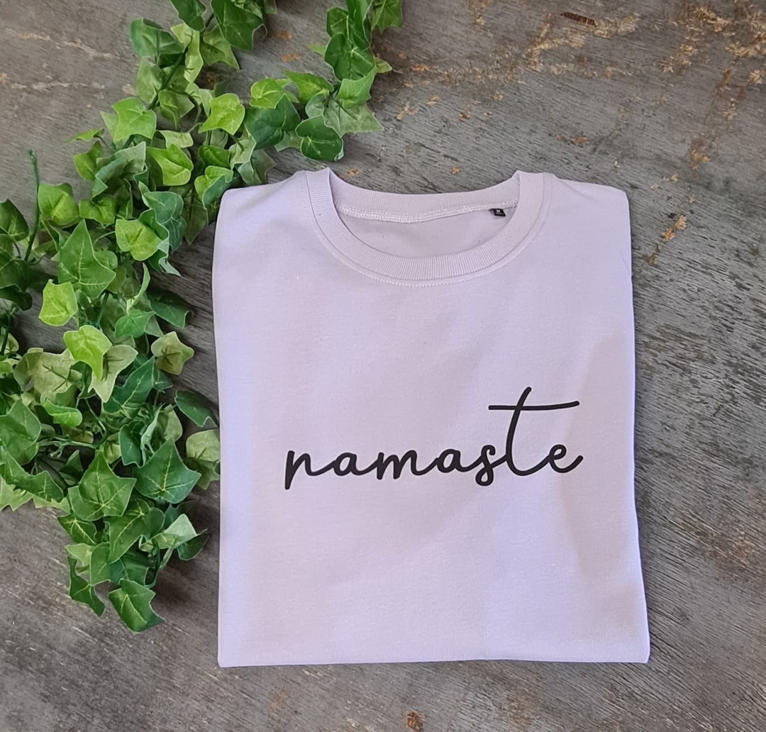 Namaste T-shirt - Etsy UK