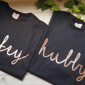 Hubby & Wifey Tee's