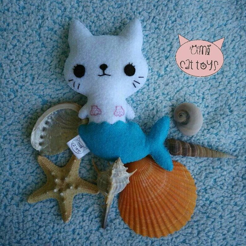cat mermaid toy