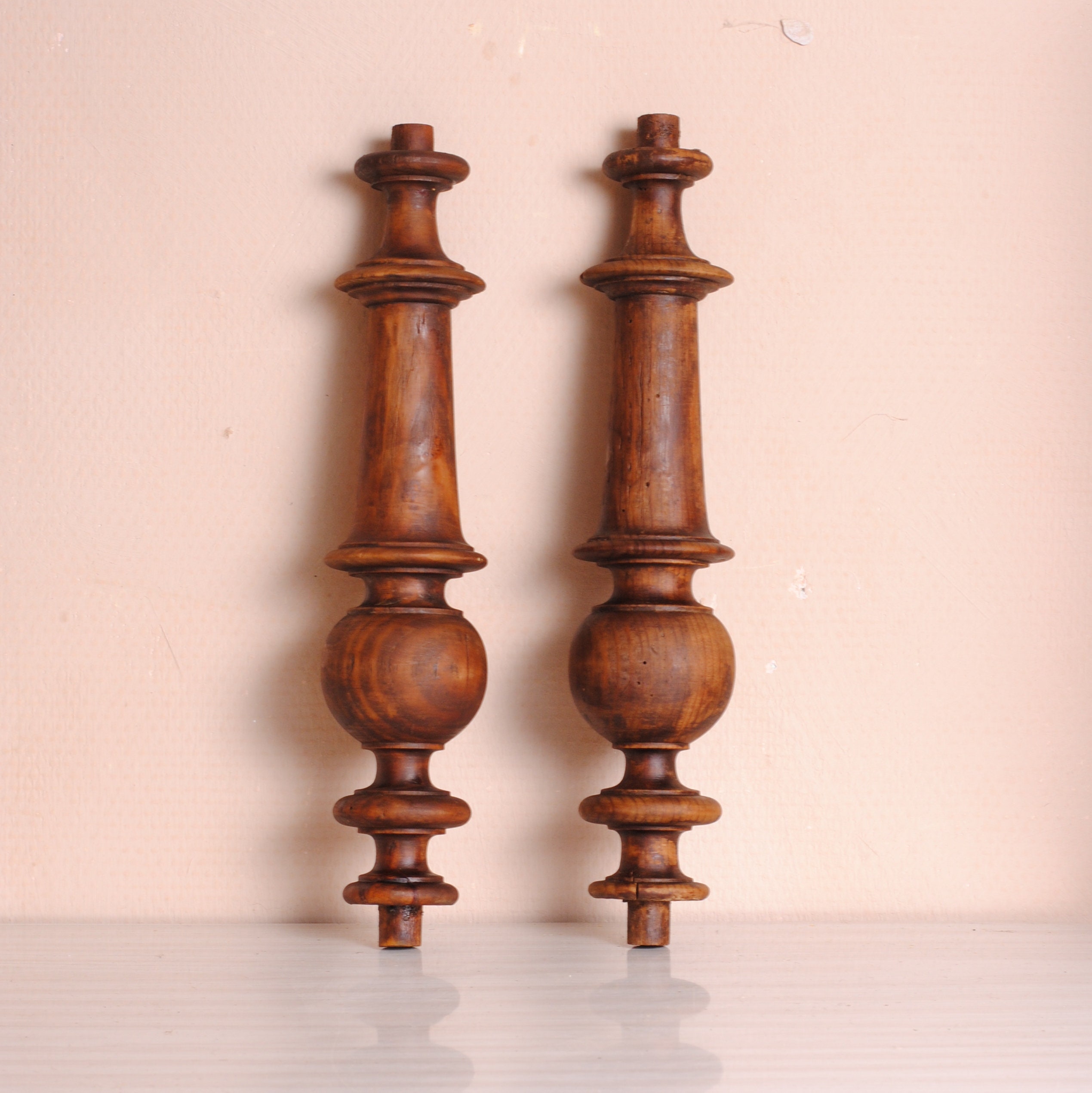 Architectural Turned Wood Decoration, Recycled Wood