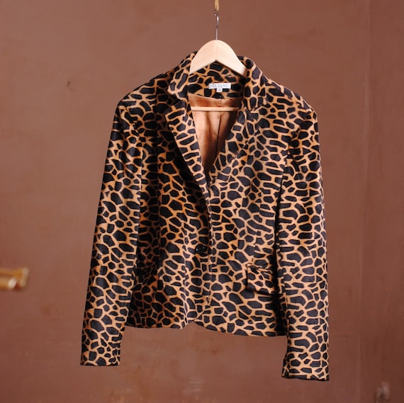imitation leopard jacket