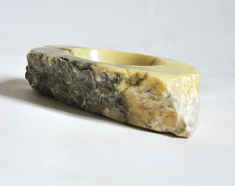 ashtray in green marble