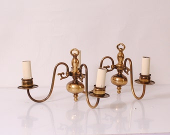 antique brass wall lights