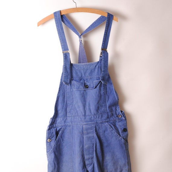 Français work jumpsuit 60s coveral overall work We